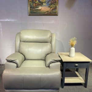 Sofa đơn da bò phối pvc