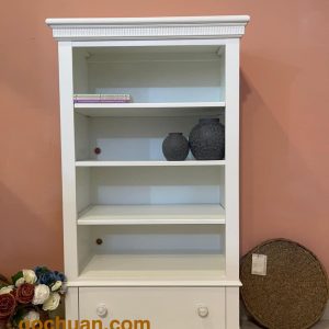 Kệ sách trắng tinh xuất khẩu