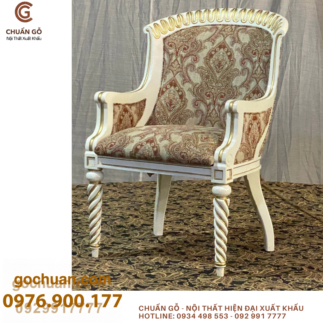 GHẾ HOÀNG GIA Alexander DA BÒ THIỆT 100%