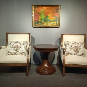 Ghế armchair vải