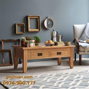 Bàn sofa sồi Mỹ 03
