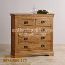 Tủ Hộc 5 ngăn Gỗ Sồi Mỹ 35