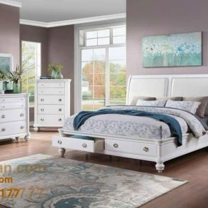 Set phòng ngủ trắng xuất khẩu