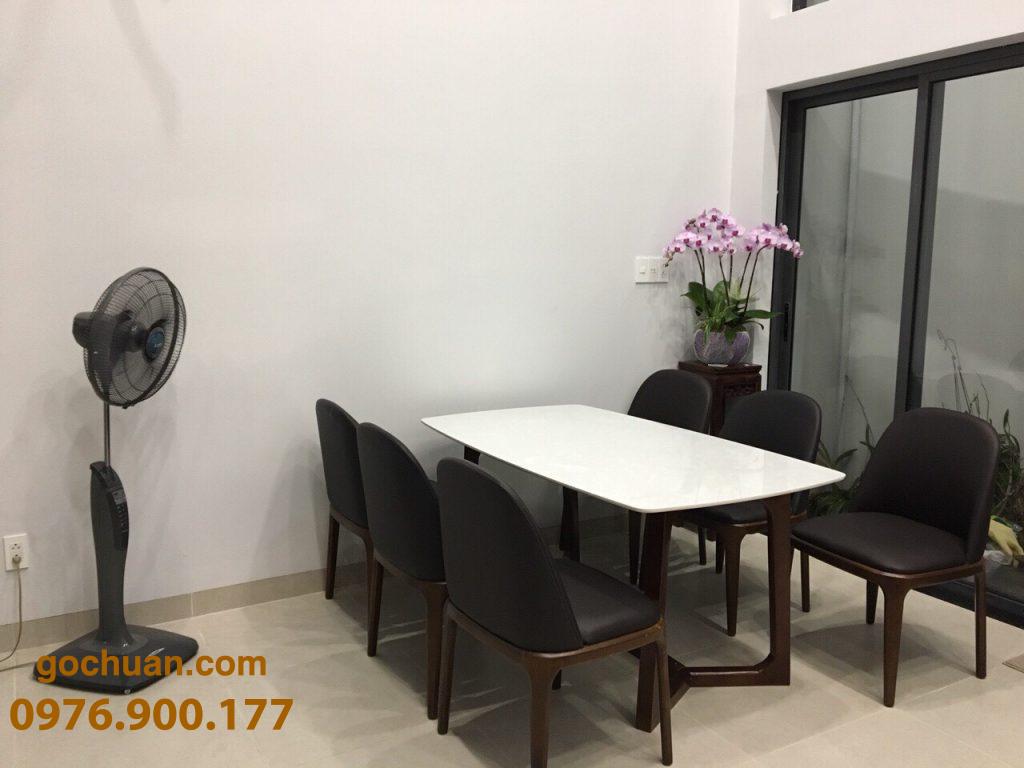 BỘ BÀN ĂN MẶT ĐÁ 4 GHẾ - Hình ảnh 2